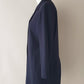 Classic navy wool longline blazer Size M