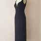 Glamorous black vintage 90's black minimalist dress Size S