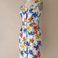 French vintage fitted dress Size S
