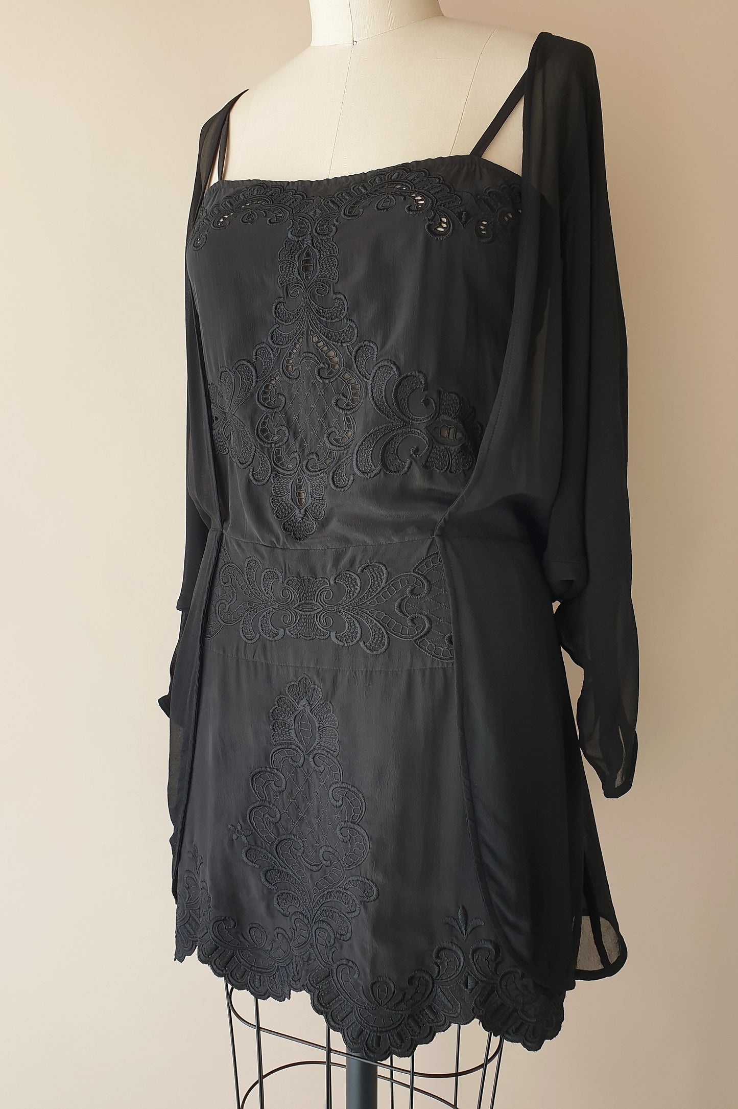 Lucette silk mini dress Size M