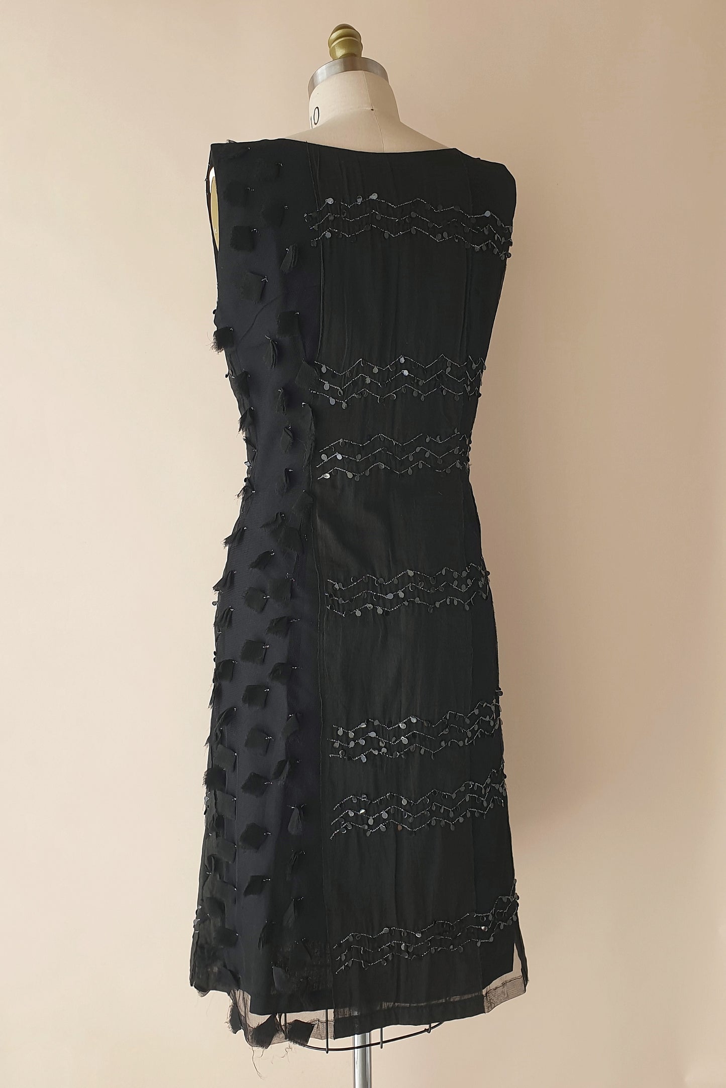 Vintage black dress from Caroline Church Size M