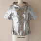 Beautiful silver Colette Dinnigan  top Size XS/S