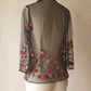 Vintage Alannah Hill sheer embroidered shirt Size S/M