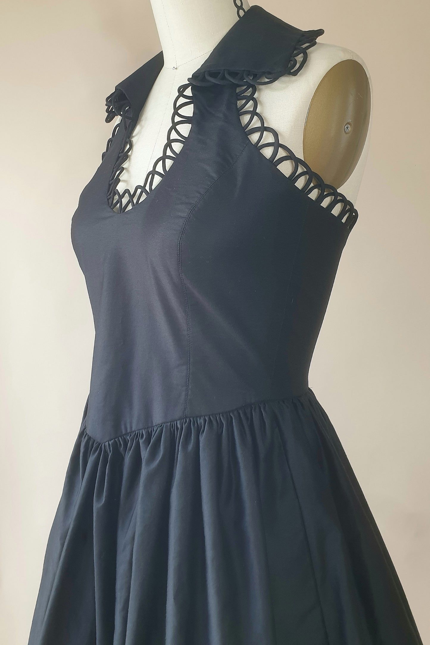 Fabulous vintage mini halter dress Size XS/S