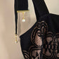 Stunning Alice McCall black lace jumpsuit Size XS/S