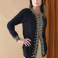 Vintage lambswool and angora blend beaded cardigan Size S