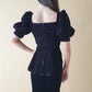 Incredible vintage Scott McClintock velvet dress size 6-8